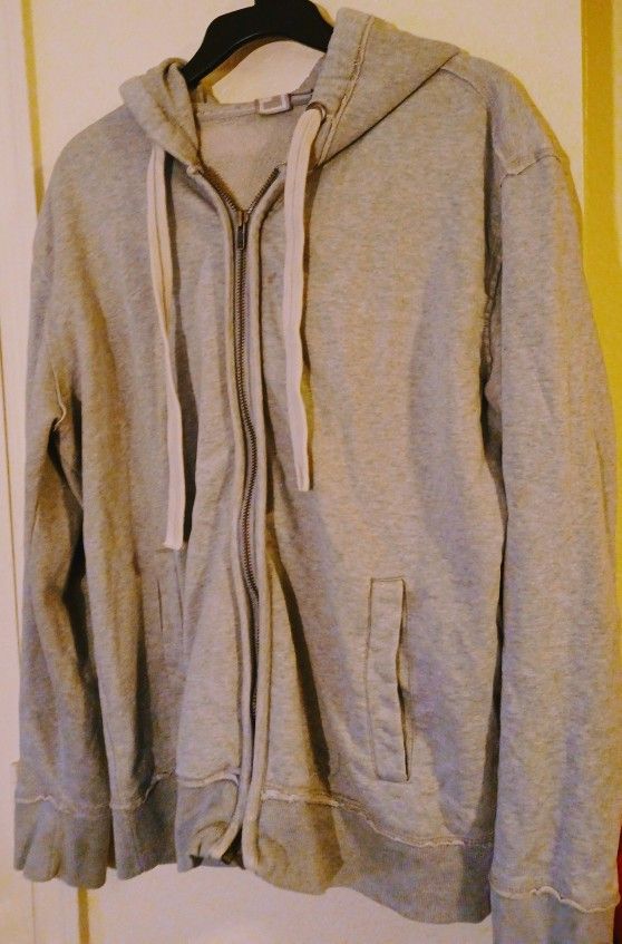 Ladies Large Gray Hoody Jacket From JCP.