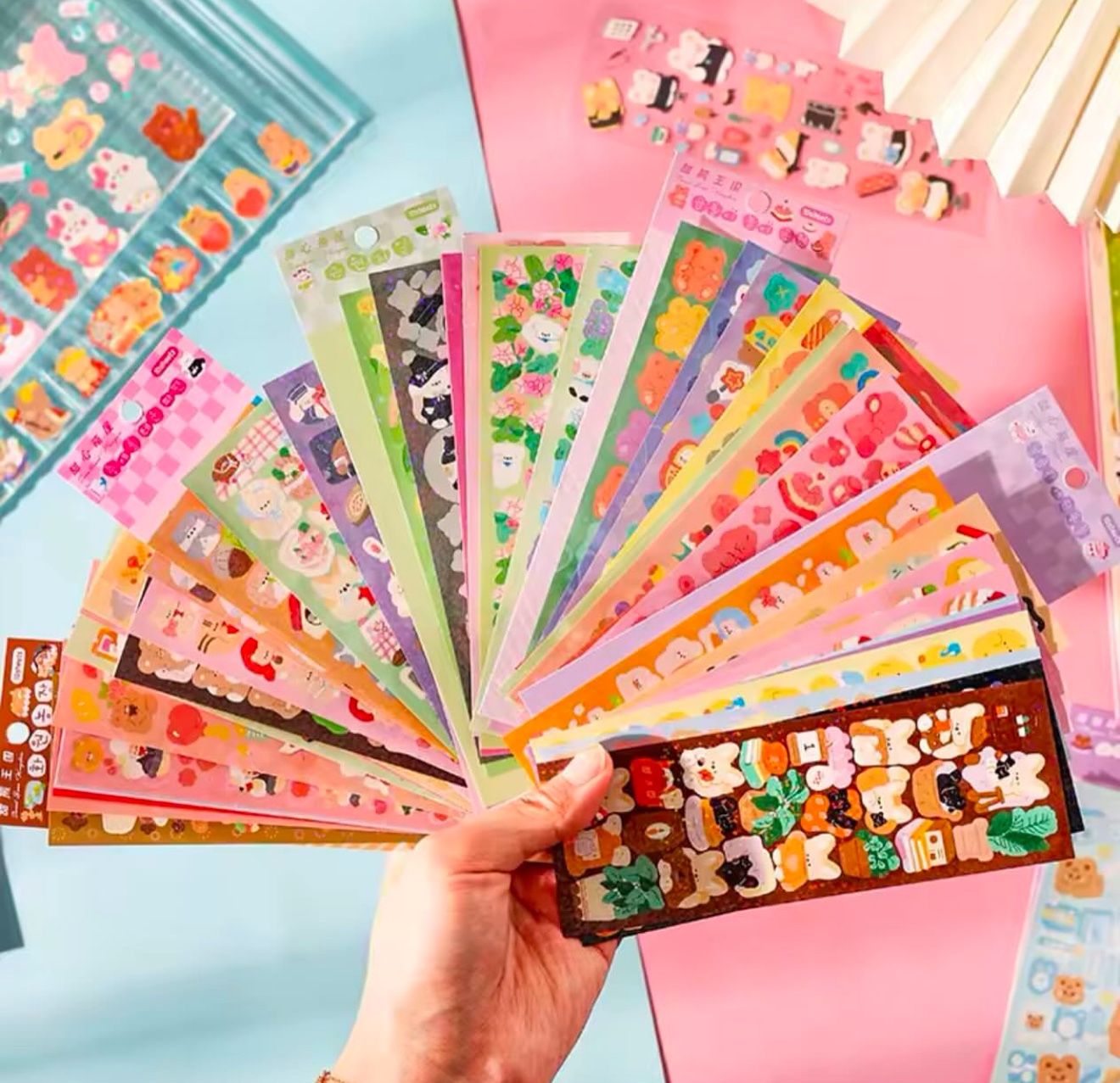 Stickers For Decorating - Set Of 10 Sheets