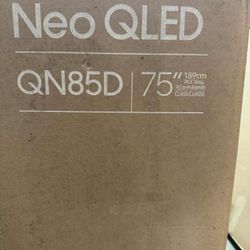 SAMSUNG 75-Inch Class QLED 4K QN85D Series Neo Quantum HDR Smart TV w/Dolby Atmos, Object Tracking Sound Lite, Motion Xcelerator, Real Depth Enhancer