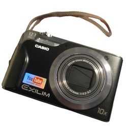 Casio Exilim EX-H10 12.1MP Digital Camera 10x Zoom 24mm Wide Tested Working