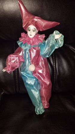 Porcelion clown doll