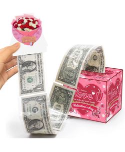 Money Box for Cash Gift, Money Gift Boxes for Cash, Money Holder for Cash with P