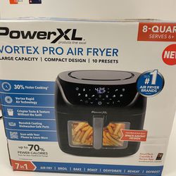 PowerXL Vortex Pro 8-Qt. Air Fryer Black
