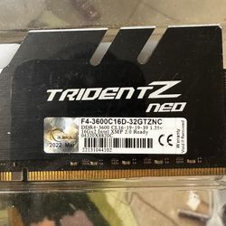32GB (2 X 16GB) Trident Neo CL16