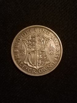 1931 Half Crown Silver