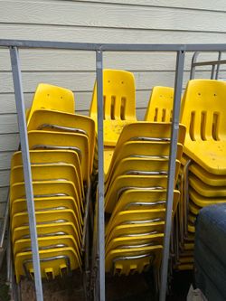 Yellow chairs