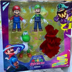 Super Mario galaxy figures