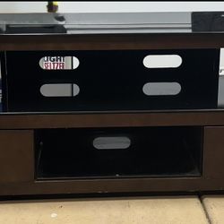 Black/Brown TV Stand 