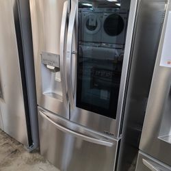 LG Instaview Stainless Steel French Door Refrigerator 