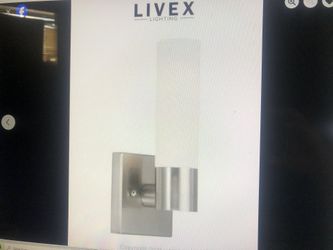 New— Lived Lighting Aero 11” Single- Light Bathroom Sconce- Brush Nickel