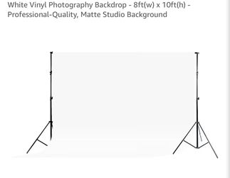 White Vinyl Backdrop