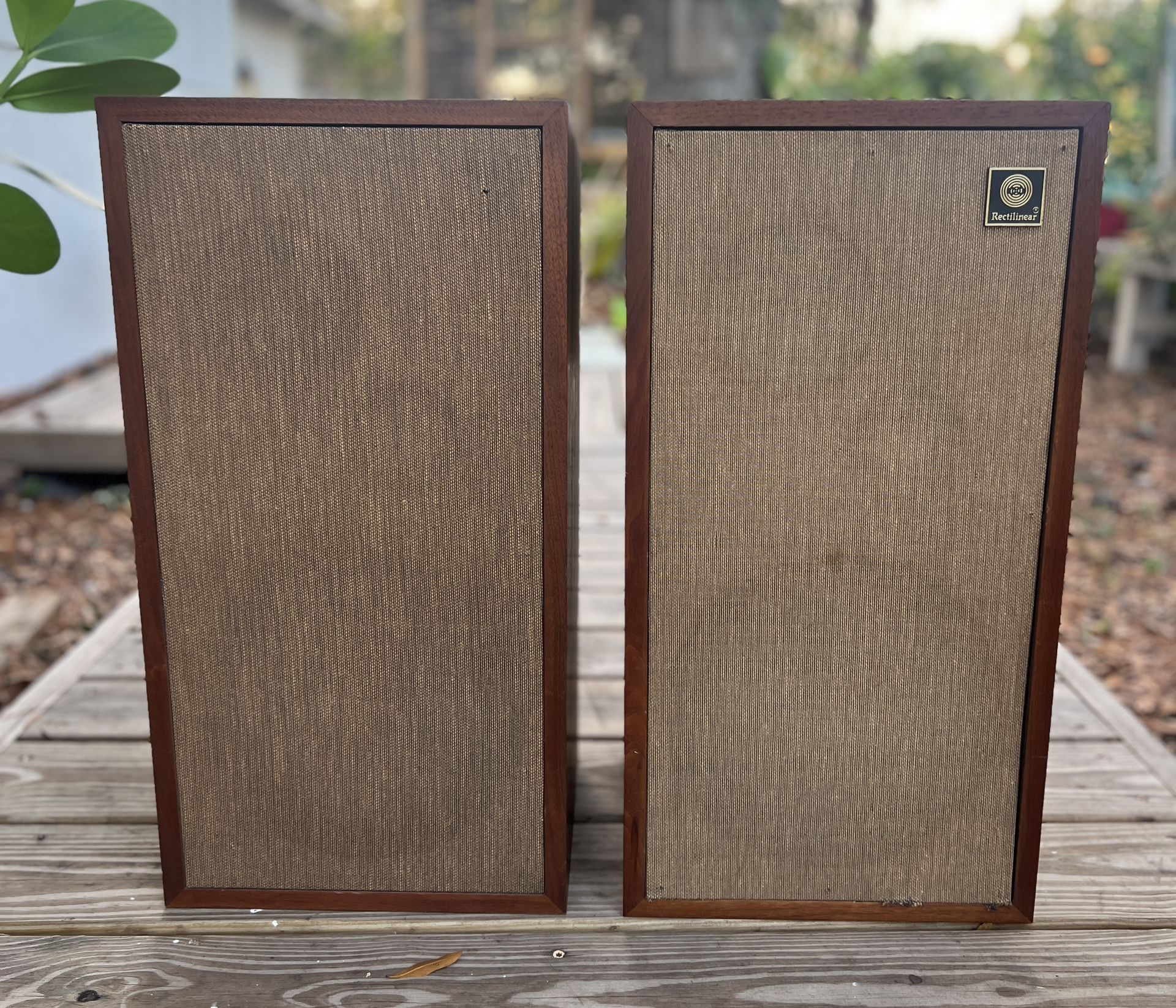 Vintage Pair of Rectilinear Research Loudspeaker XIa Audiophile Speakers 