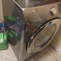 Samsung Front- Load Electric Dryer W/Steam & Sensor Dry Features 
