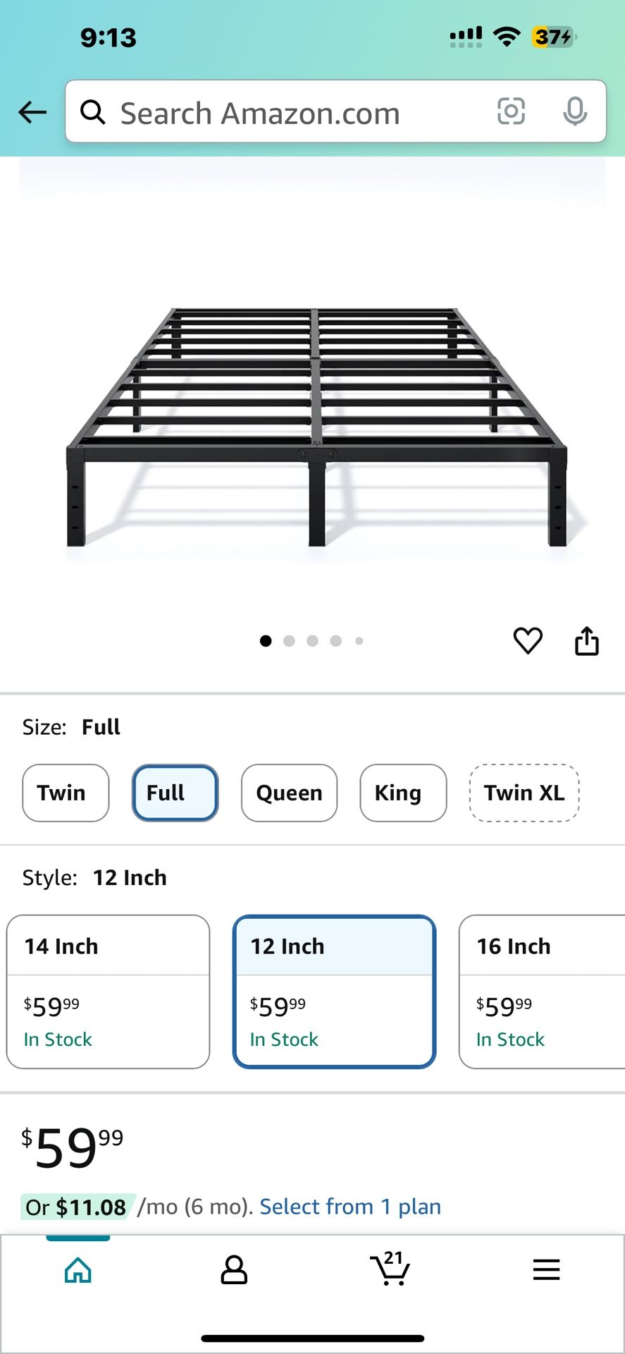 Full Bed Frame
