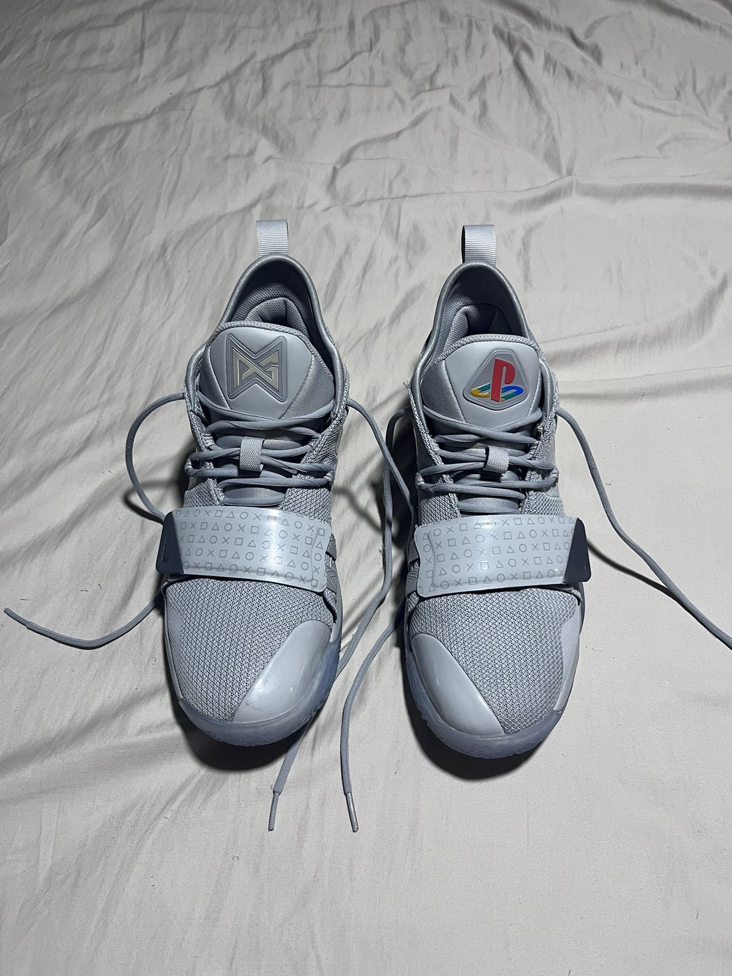 Nike Basketball Paul George PG 2.5 Playstation 'Wolf Grey' Size 12 WITH ORIGINAL BOX (read description)