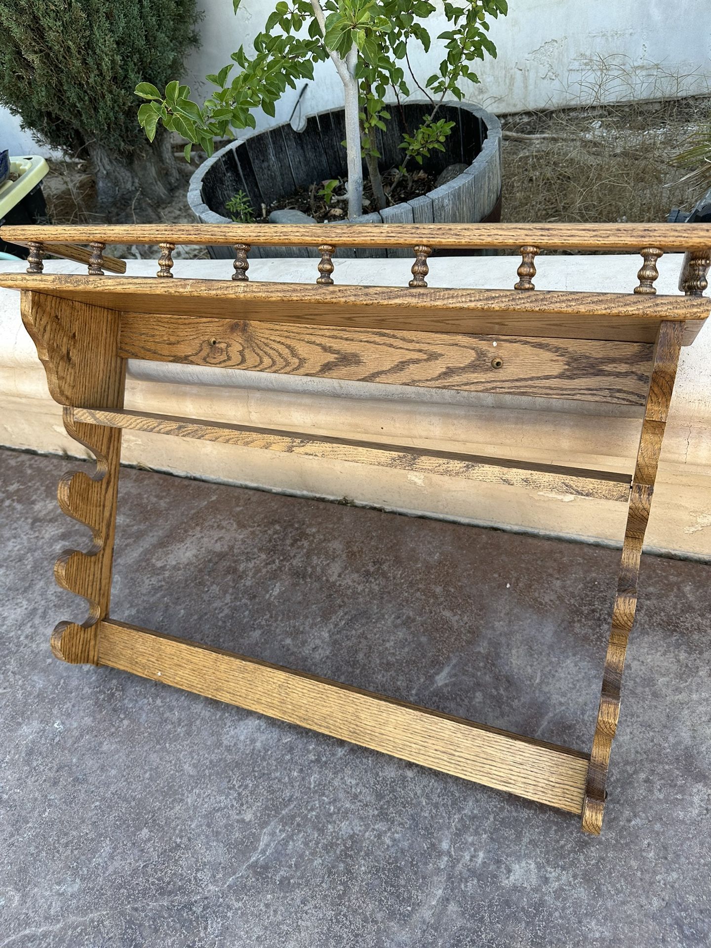 Wood Gun Shelf Storage Rack