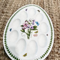 Portmeirion Botanic Garden devilled egg dish