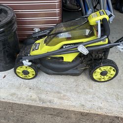 Ryobi Battery Power Lawnmower 
