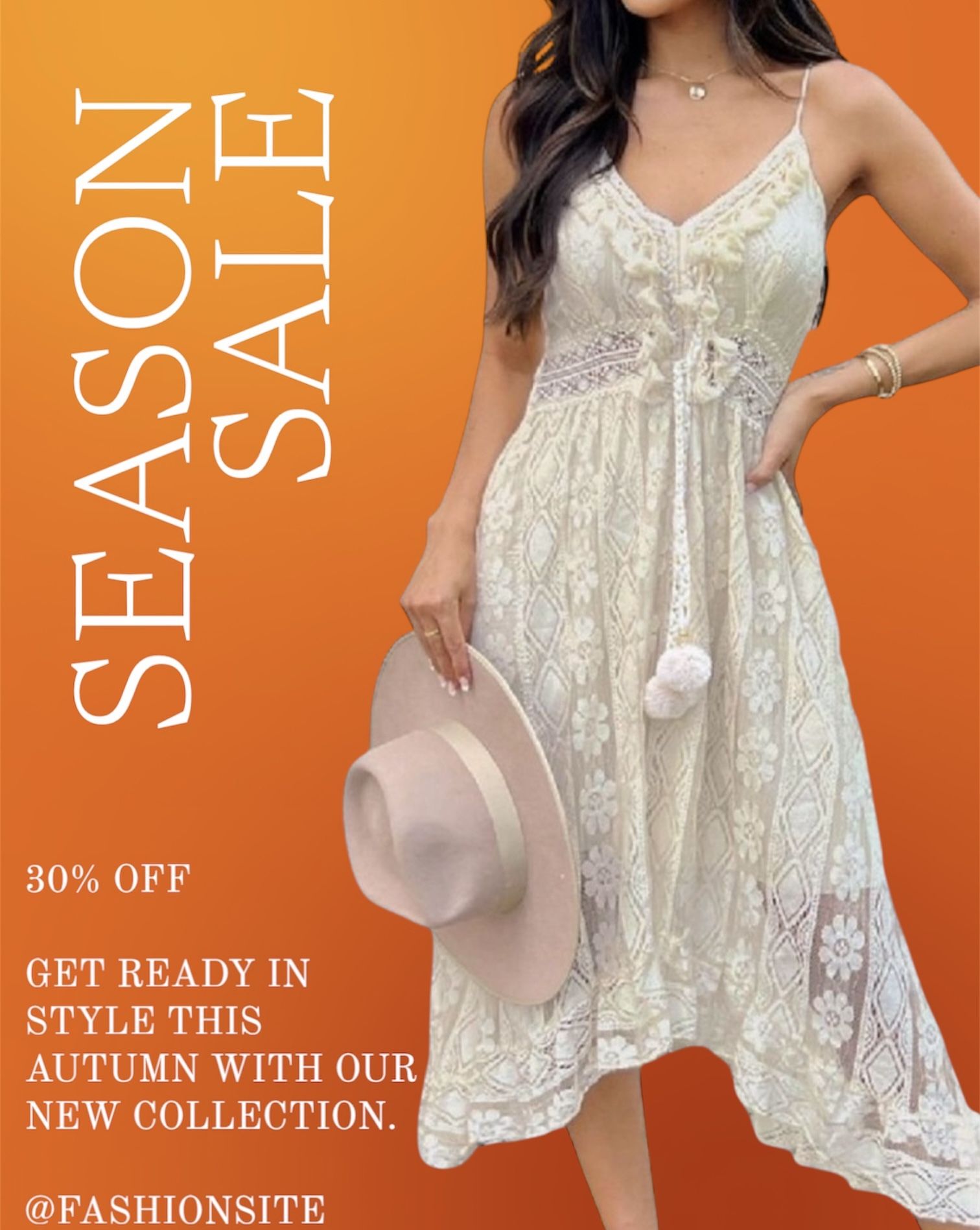 🏖️Beautiful Summer Dress Rushing dress / Lindo vestido de encaje.   