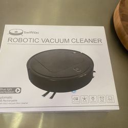 SWIFT VAC ROBOTIC VACUM CLEANER  BLUE LIGHT STERILIZATION  $22.oo  