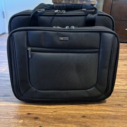 Solo Rolling Laptop Case / Wheeled Briefcase, Black