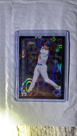 Freddy Freeman Topps  Chrome Black sapphire #/10