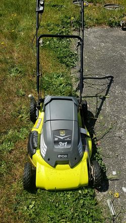 Ryobi 48volt battery powered lawnmower