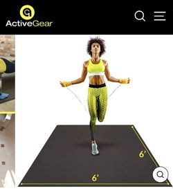 Thick Exercise Mat - 6'x6' - Never Used