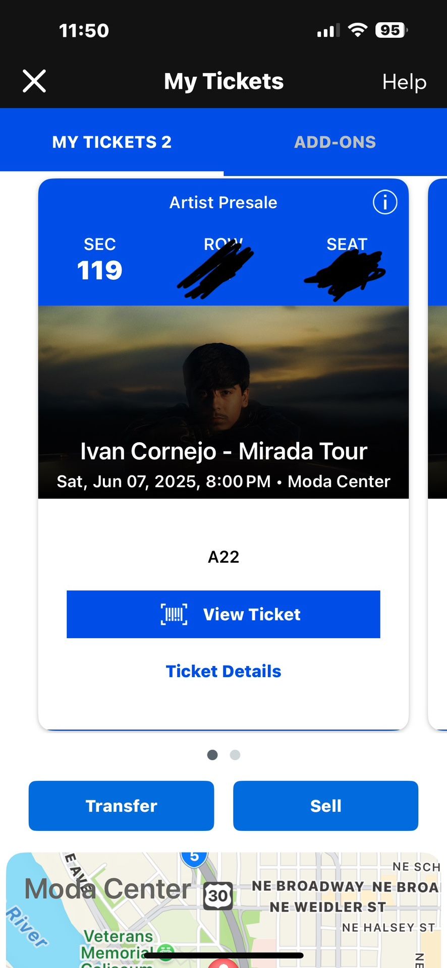 2 Ivan Cornejo Concert Tickets