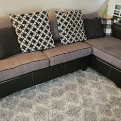Black And Grey Sectional Sofa