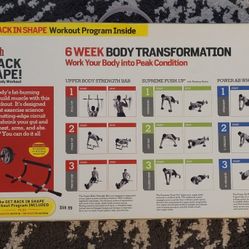 Total Body Workout Equipment (USED) Push Up, Pull Up, Abs