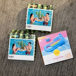Assorted Pool Lounger/ Pool Coolers