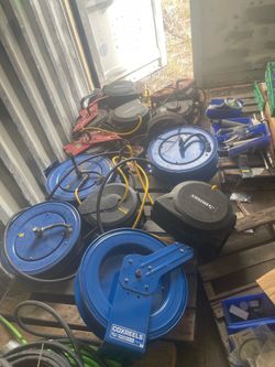 Industrial Hose Reel Lot – Coxreels, Reelcraft, Husky & More