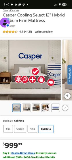 King Casper Mattress