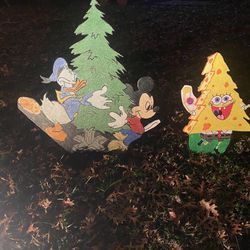 Wooden Christmas Characters For Yard!
