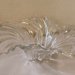Large Mikasa Crystal Bowl 14" Wide