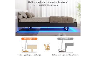 California King Floating Bed Frame