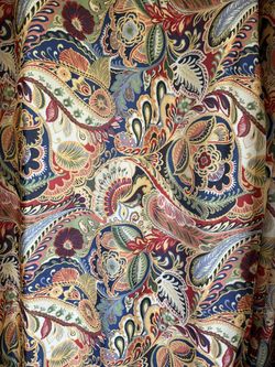 Curtains Colorful Paisley Grommet Cortinas