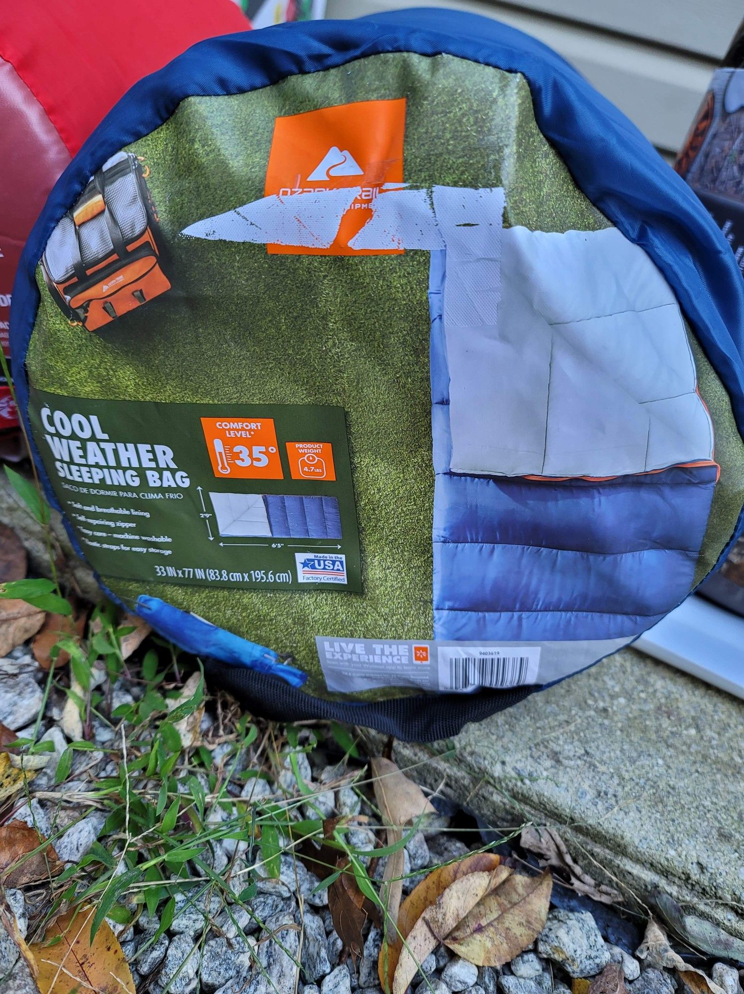 Ozark trail 35° sleeping bag