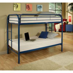 Twin/twin bunk bed with 6” mattresses