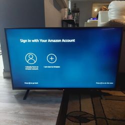 43in amazon fire tv in great working condition!