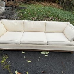 Beautiful White Couch + Pattern