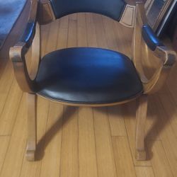 Vintage Solid Wooden Accent Chair