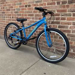 NEW RETROSPEC DART 24 BLUE TANG 7 SPEED GEARED KIDS YOUTH BOYS GIRLS MTB MTN HYBRID MOUNTAIN BIKE