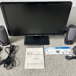 Dell 20” Flat Panel Monitor & Speakers