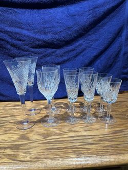 Waterford and Lennox Crystal Stemware