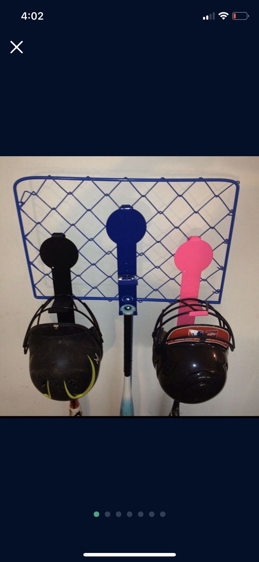 Baseball/softball dugout organizer!