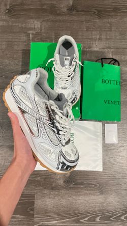 White/Silver Bottega Veneta Size 43