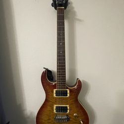 Samick Sunburst Electric Guitar Duncan Design Pickups 