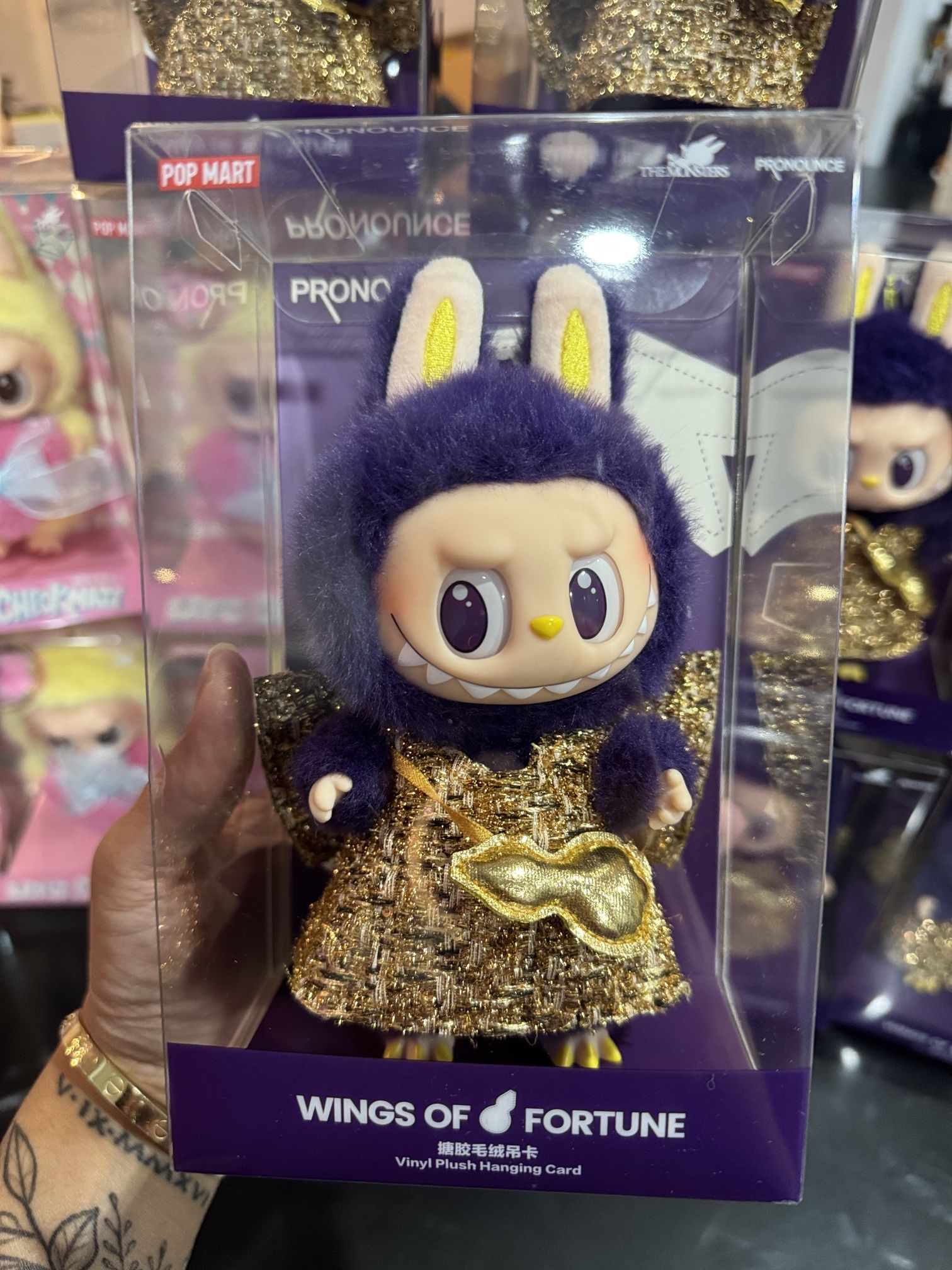 POPMART THE MONSTERS LABUBU X PRONOUNCE WINGS OF FORTUNE